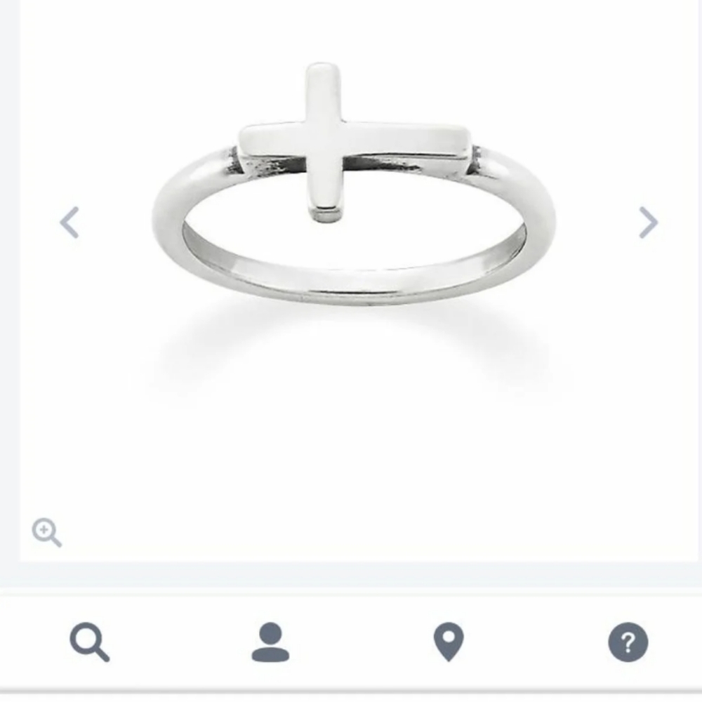 James Avery cross ring